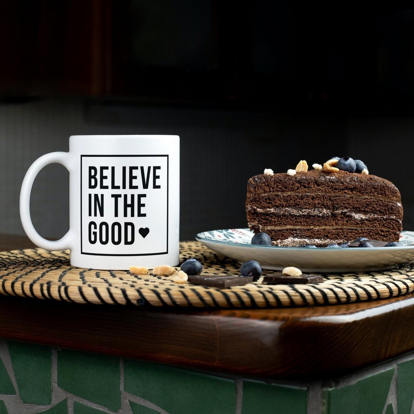 Believe in the Good Mug Positive Affirmation Coffee Mug