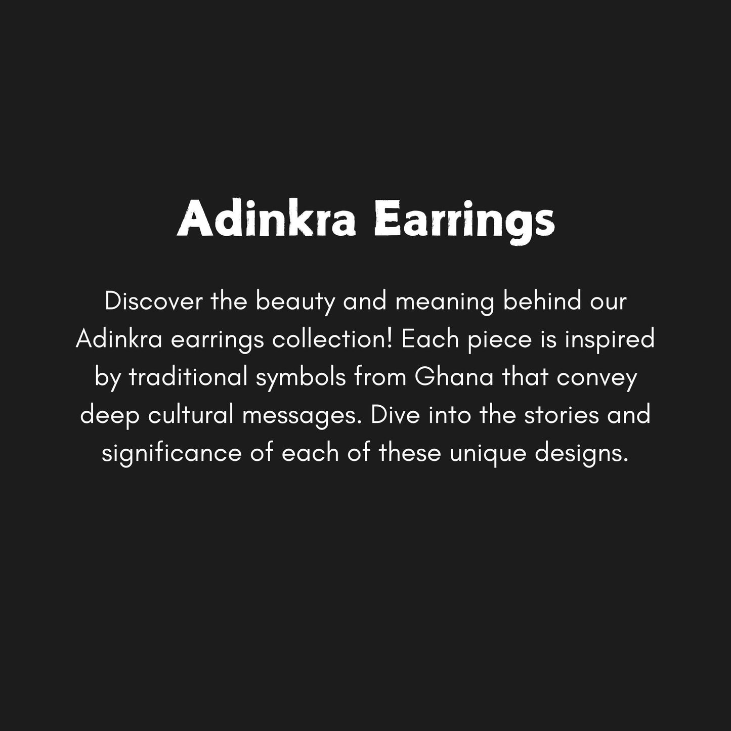Hye Won Hye Wooden Earrings  Adinkra Symbol of Endurance & Resilience